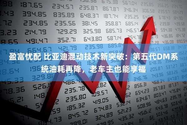 盈富忧配 比亚迪混动技术新突破：第五代DM系统油耗再降，老车主也能享福