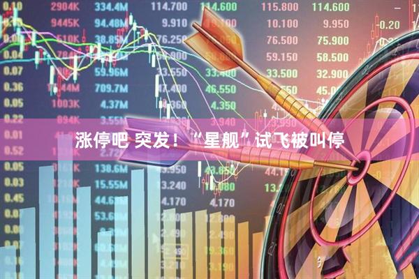 涨停吧 突发！“星舰”试飞被叫停