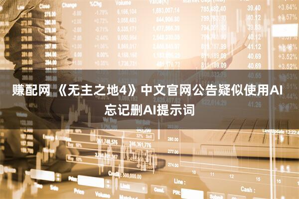 赚配网 《无主之地4》中文官网公告疑似使用AI 忘记删AI提示词